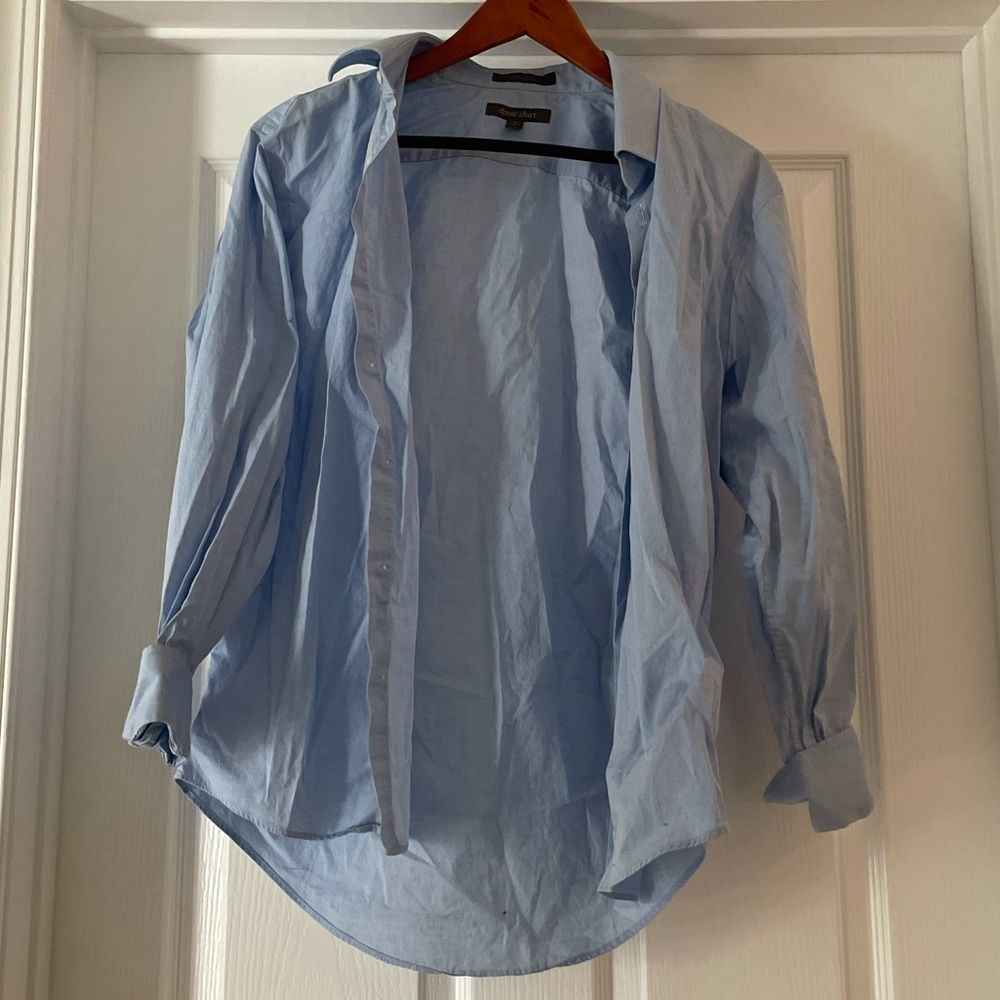 $ Dress shirt button down size 16 32-33 trim fit